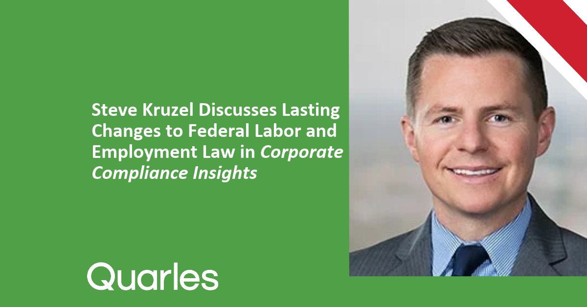 Natural Rights Def Gov Steve Kruzel Discusses Lasting Changes to Federal Labor and Employment ...